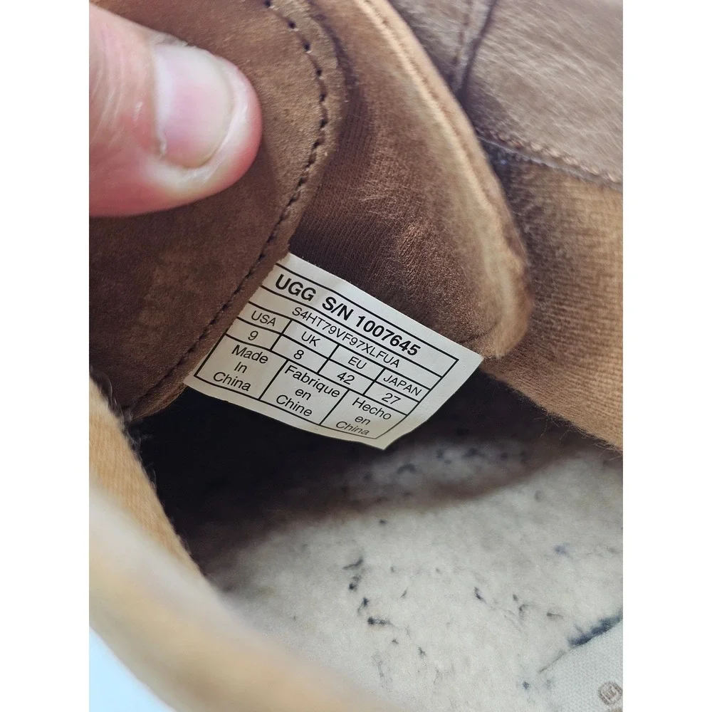 UGG Mens Freamon 9 Chestnut Tan Suede Chukka Boots 1007645